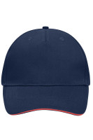 Navy/rood (ca. Pantone 2965C
200C)