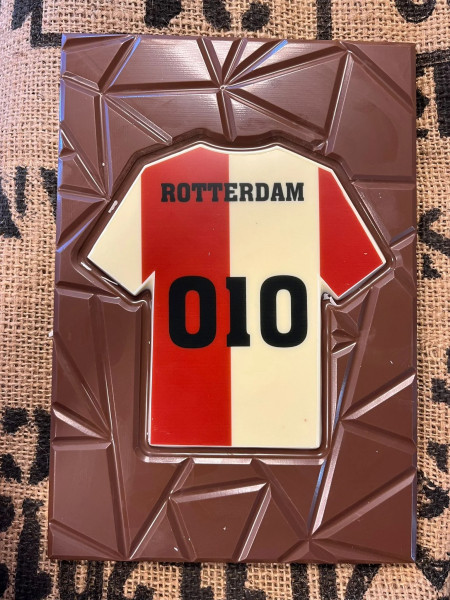 Voetbal shirt A4 - Chocolade tablet