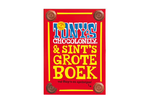 Sinterklaasboek met Tiny Tony's en spelletjes